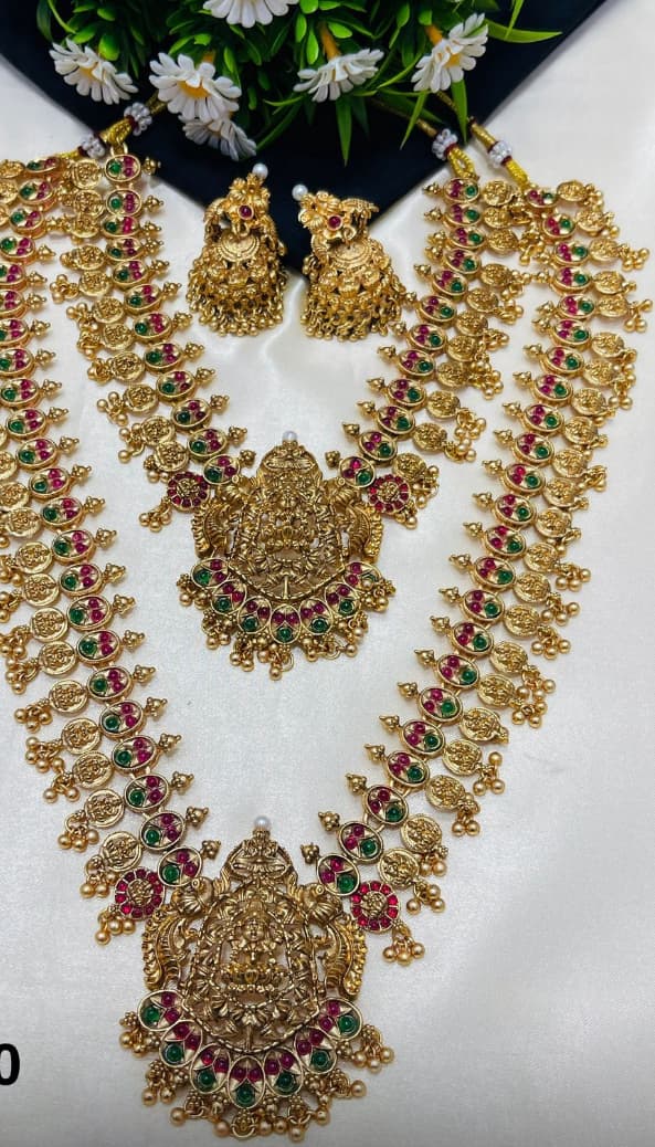Premium antic Haram and Necklace with Earrings - J0003