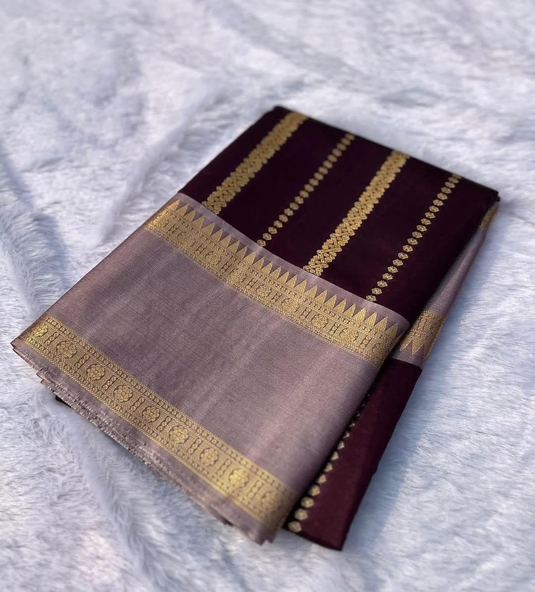 Premium Katan Silk saree thumbnail 4